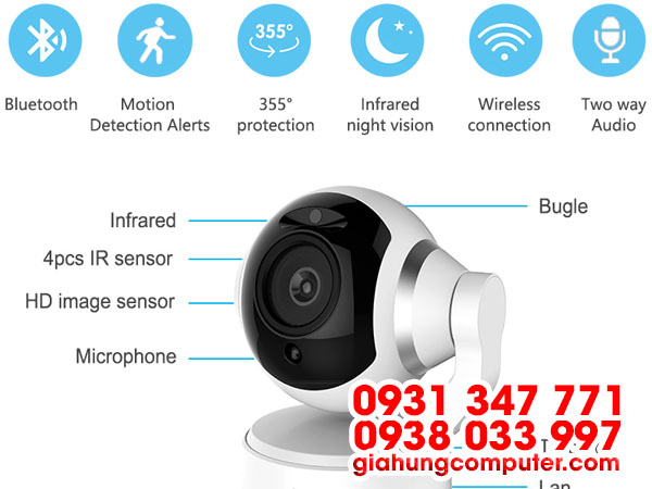 8 dòng camera ip wifi quan sát tốt nhất dành cho gia đình năm 2018