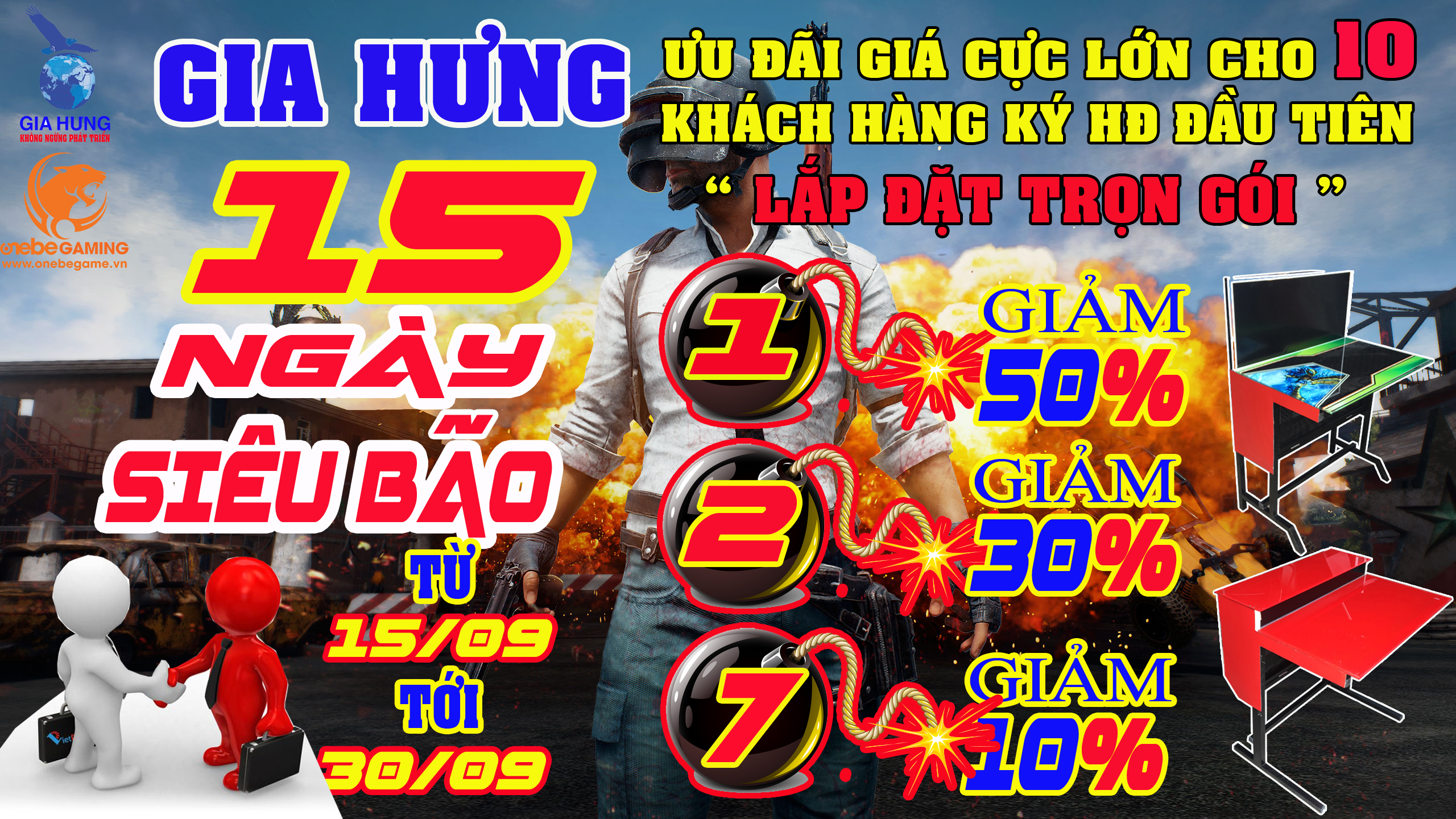 Siêu Bão Khuyến Mãi Tri Ân Khách Hàng Tháng 9-Vi tính Gia Hưng