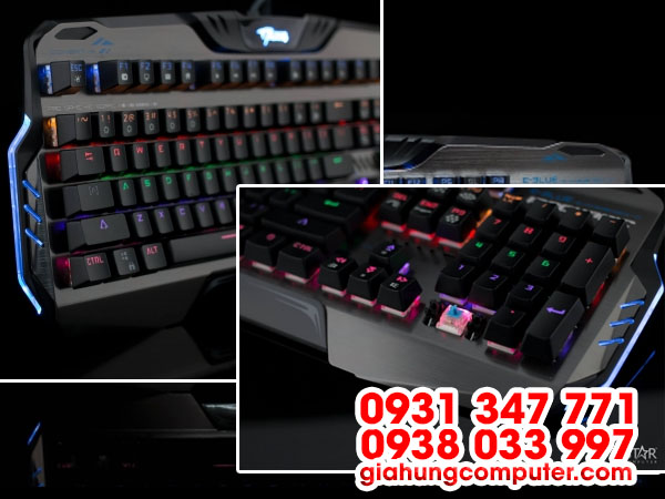 Bàn Phím Cơ Eblue KM749SGUS-IU màu đen