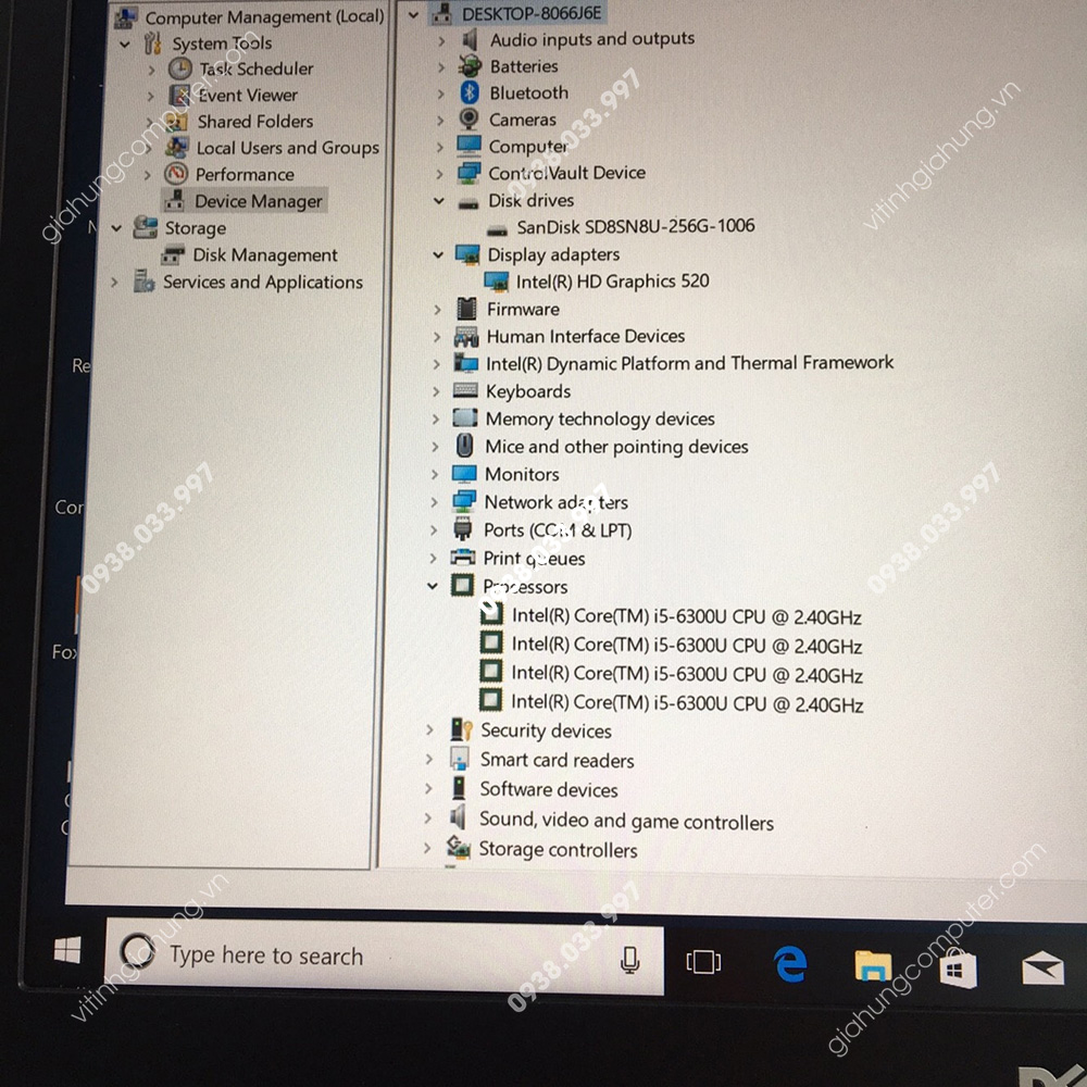 Laptop cũ Dell 7470 i5-6300 Ram 8Gb SSD 256Gb Màn Hình 14inch Full HD - GH345