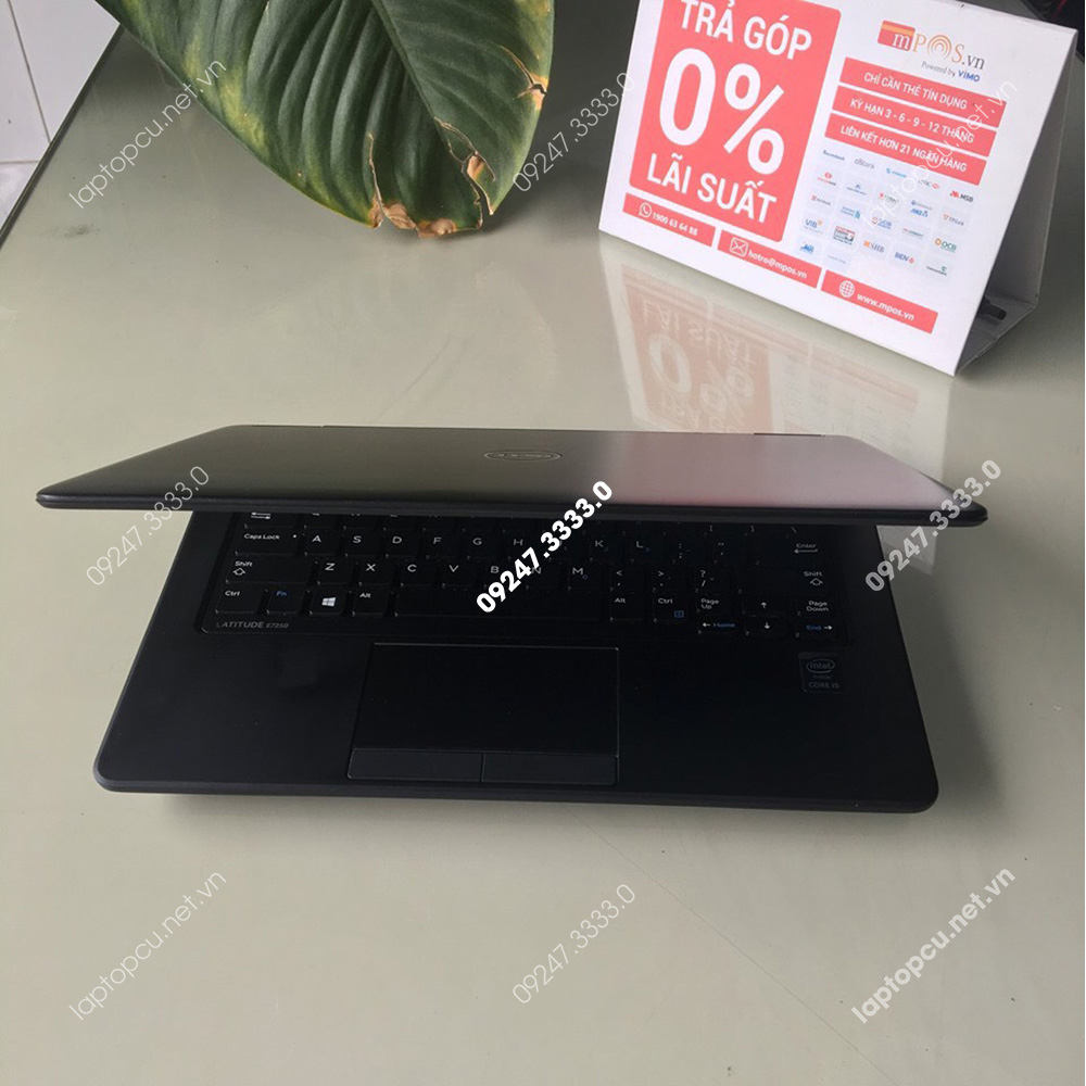 Laptop cũ Dell Latitude E7250 i5-5300 Ram 8gb SSD 256gb mỏng đẹp - GH344