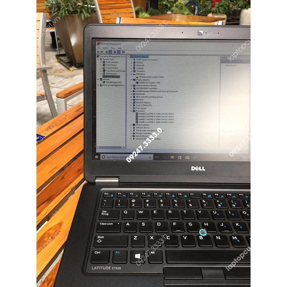 Laptop cũ Dell Latitude E7450 i5-5200 Ram 8gb ssd 256gb