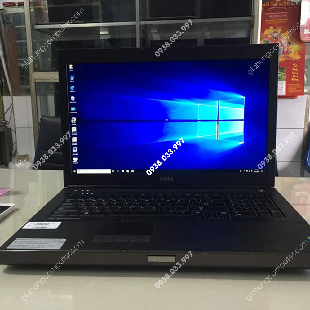 Laptop cũ Dell Precision M6800 Core i7 4810MQ RAM 16GB SSD 256GB K3100 HDD 1.000Gb 17.3''- GH339
