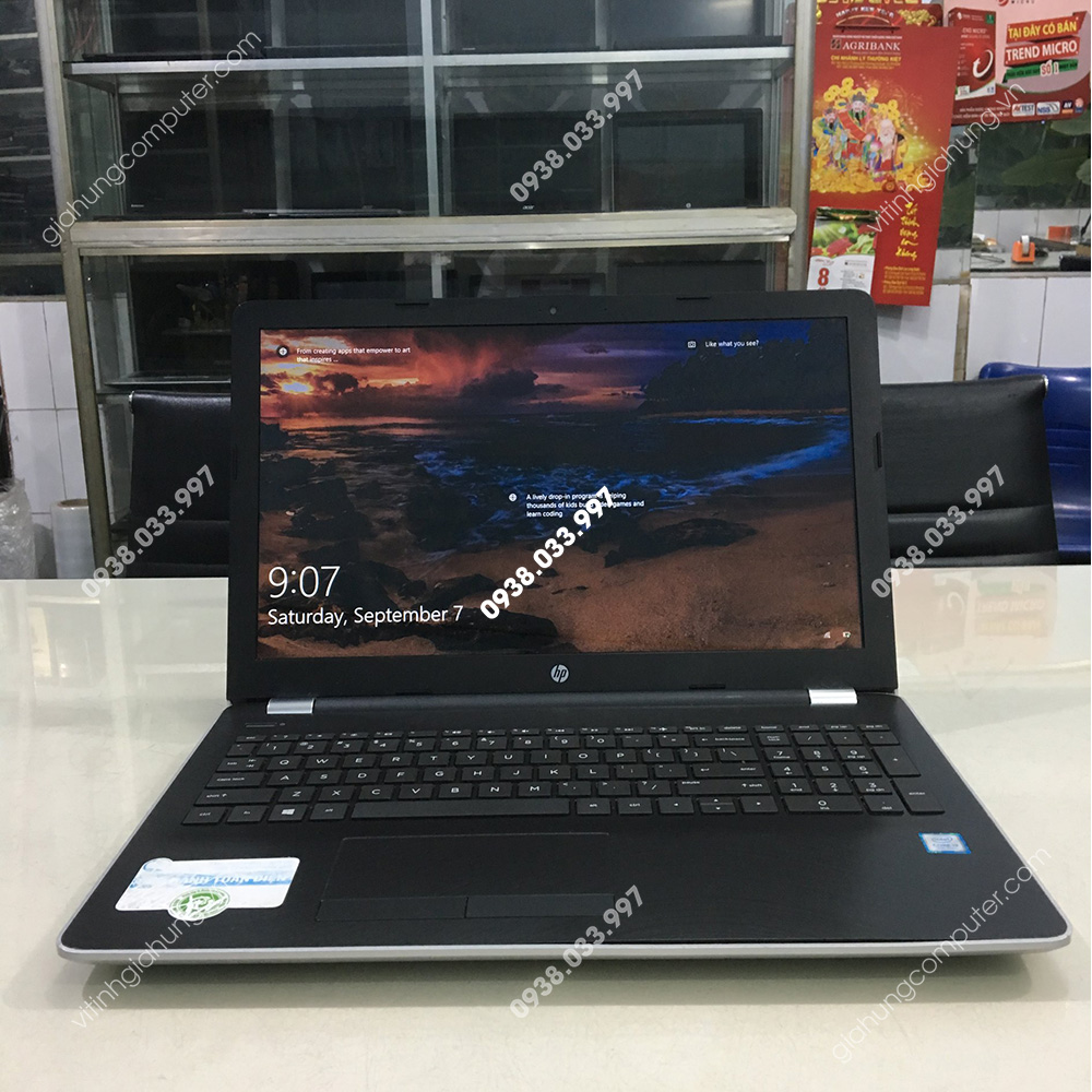 Laptop cũ HP 15-bs0xx Sig Ed. Touch 15.6" Laptop I3-7100u 2.40 GHz 1 TB 8 GB RAM Win 10