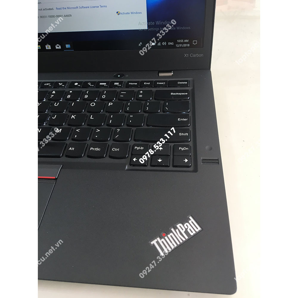Laptop cũ Lenovo Thinkpad X1 Carbon gen 3 Core i7-5600u Ram 8Gb SSD 256gb màn hình 2K