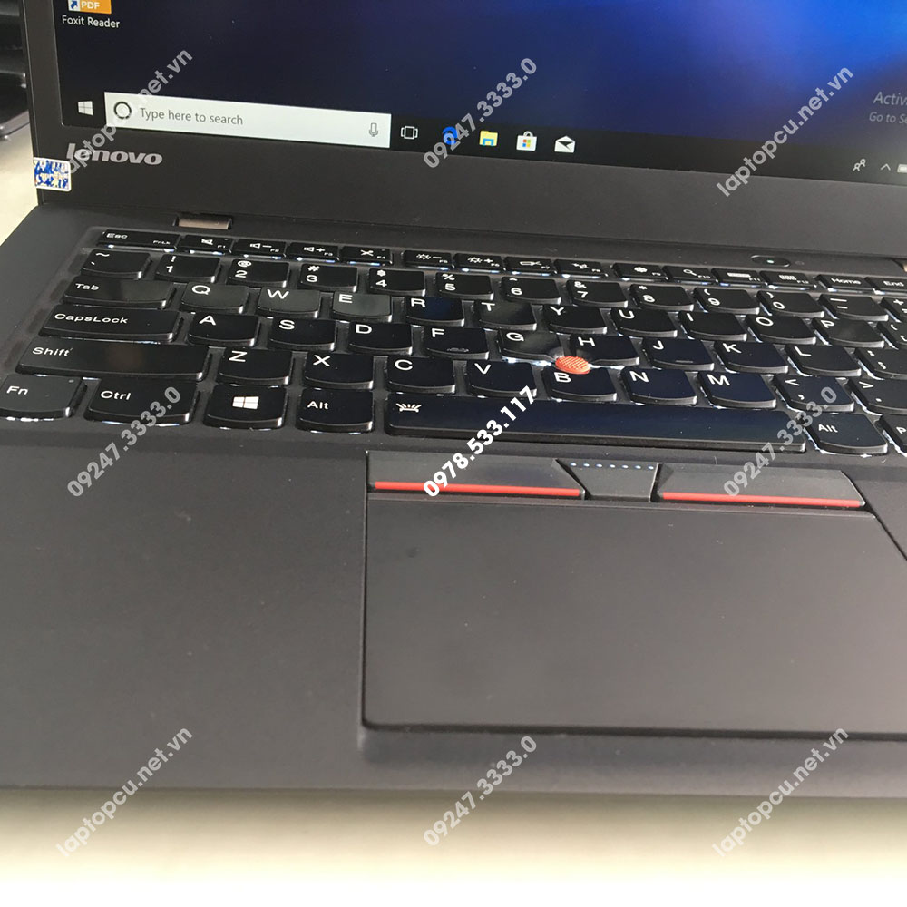 Laptop cũ Lenovo Thinkpad X1 Carbon gen 3 Core i7-5600u Ram 8Gb SSD 256gb màn hình 2K